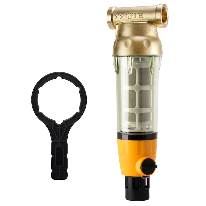 iSpring Single-stage 35-GPM Mechanical Filtration Well Water Whole House Water Filtration System