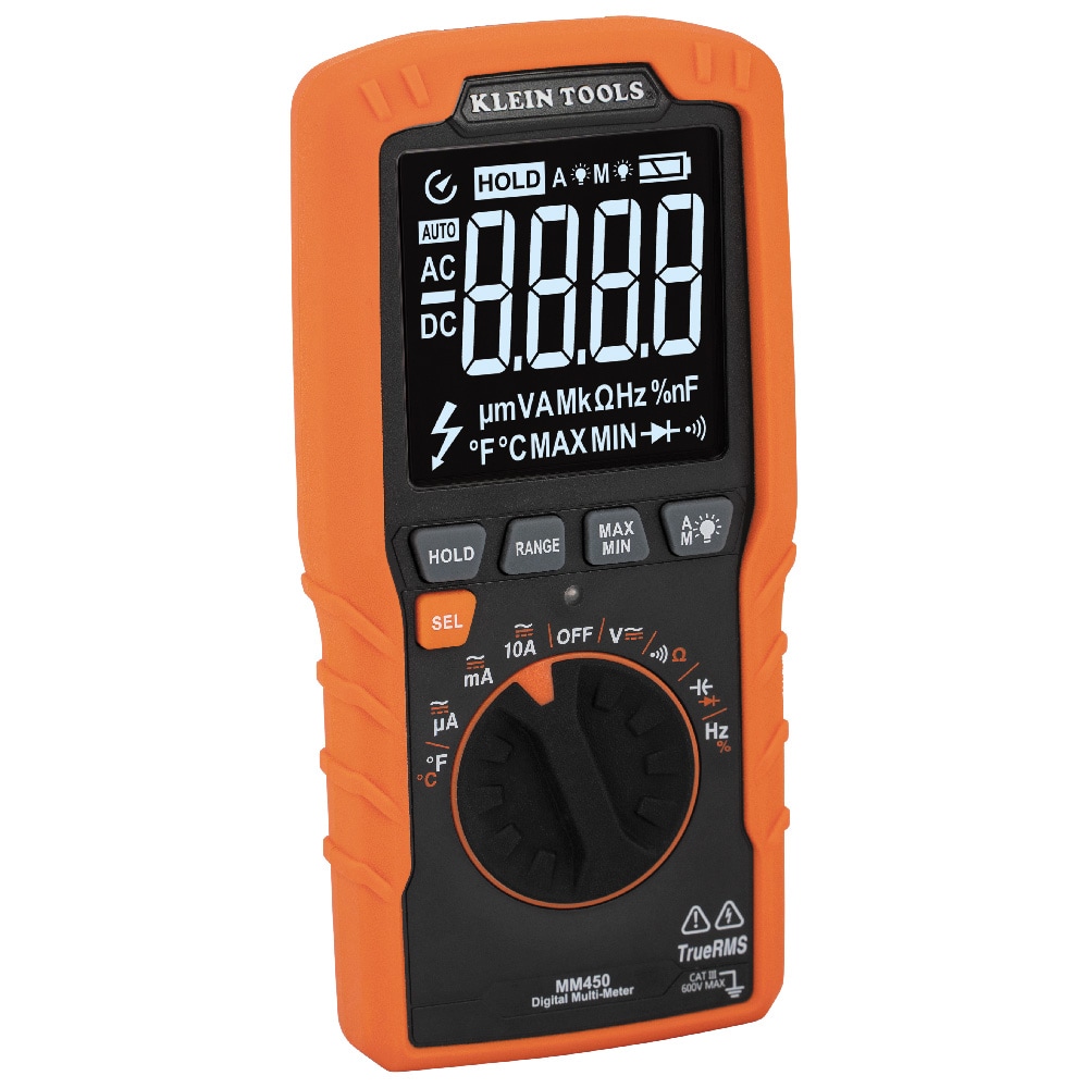 Slim Digital Multimeter, TRMS Auto-Ranging, 600V, Temp - Image 15
