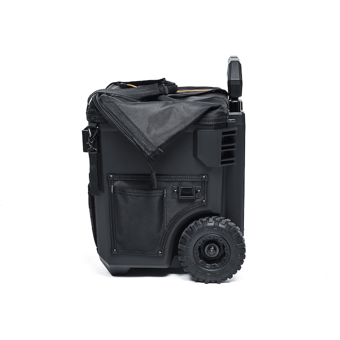 TOUGHBUILT Massive Mouth Hard Bottom XL Black Polyester 18-in Zippered Rolling Tool Bag - Image 15