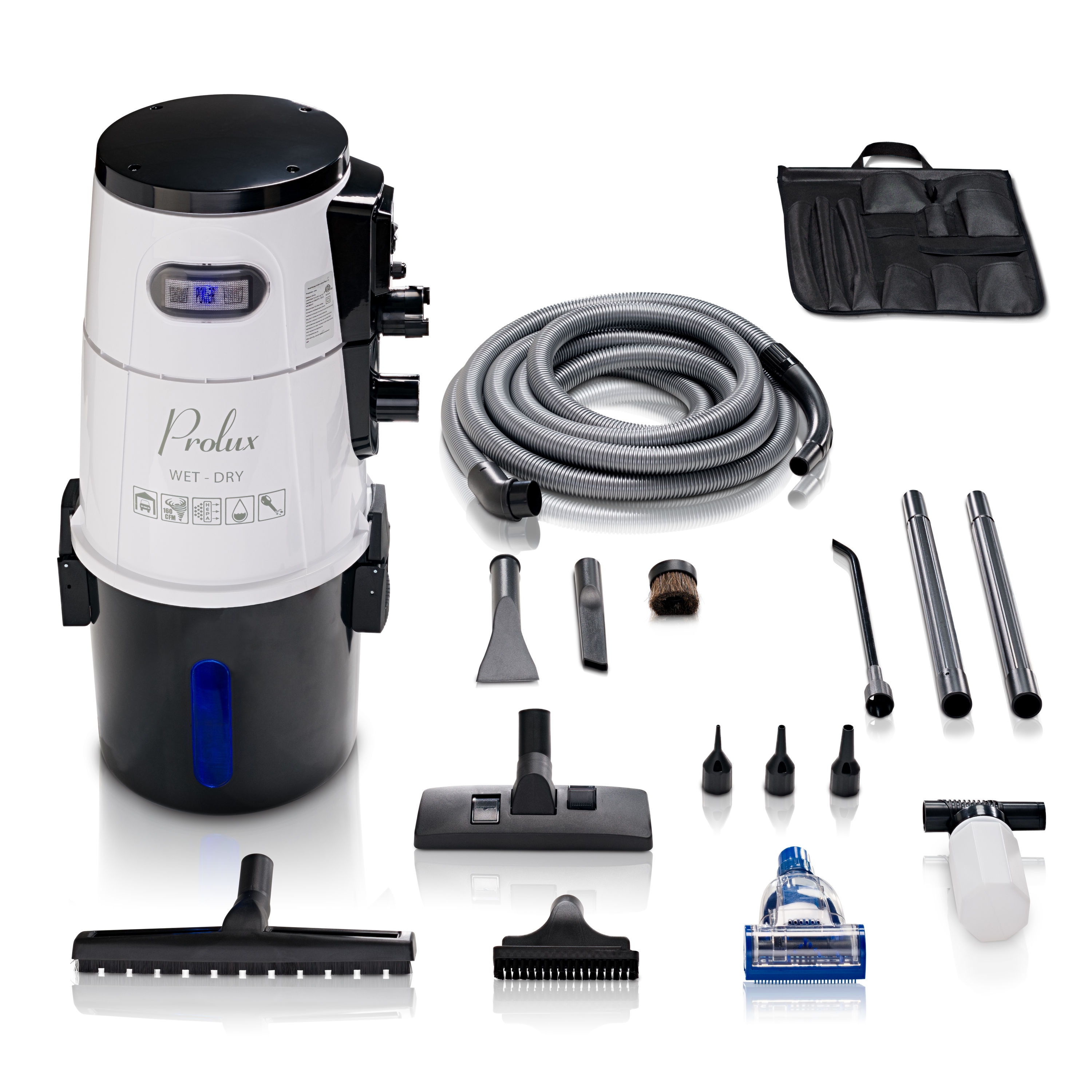 5.3-Gallon 6.5 HP Corded Wet/Dry Shop Vacuum with Accessories Included