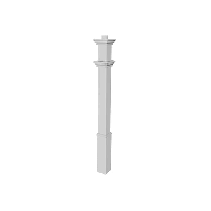 Vita Classic 74-in White Traditional Outdoor Pole
