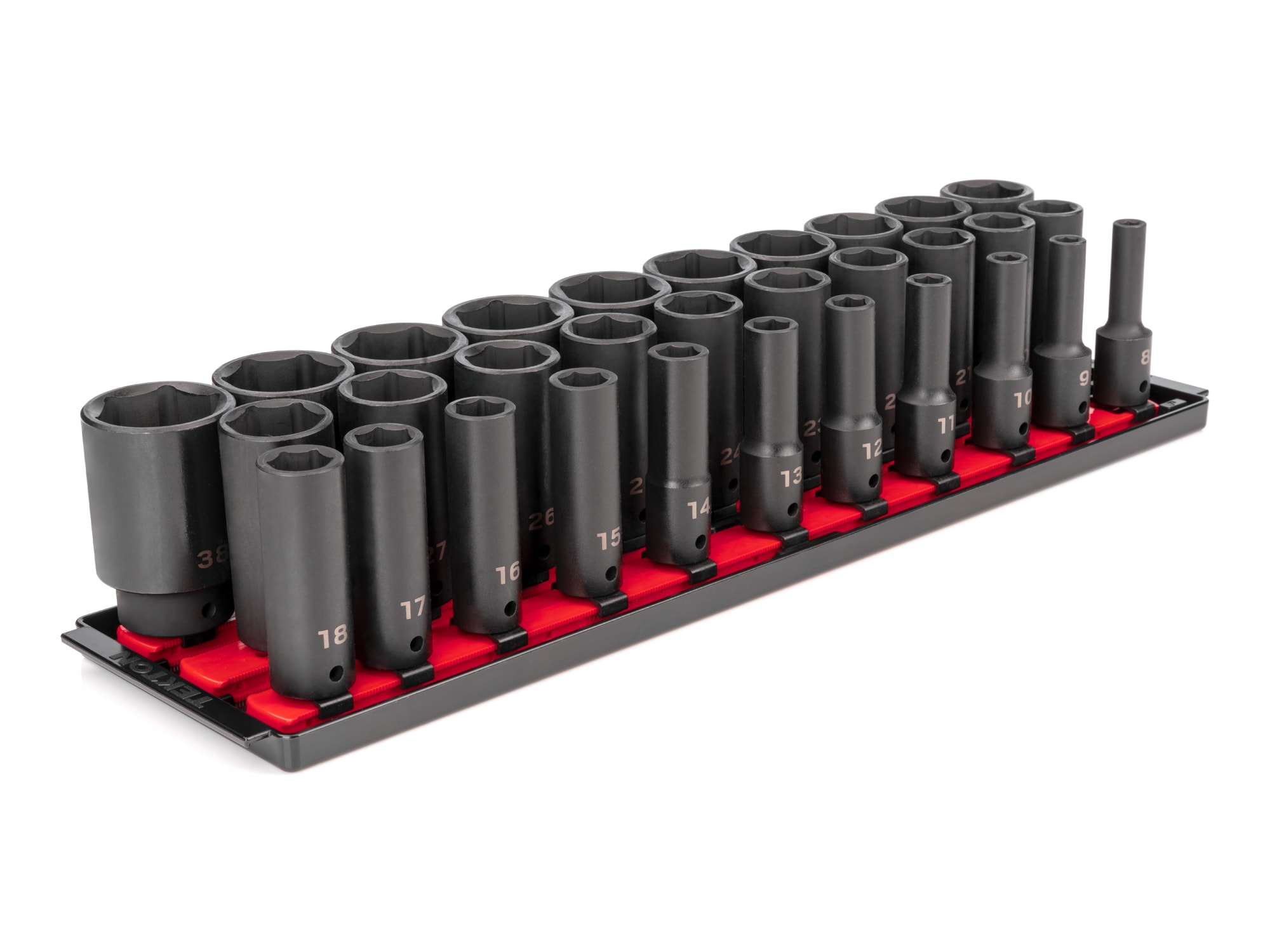 31 -Piece Metric 1/2-in Drive Set 6-point Impact Socket Set