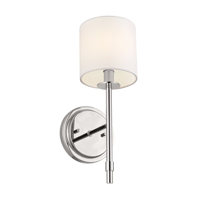 Kichler Ali 5.25-in W 1-Light Polished Nickel Incandescent Wall Sconce
