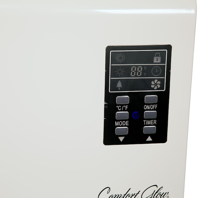 Comfort Glow Up to 1500-Watt Infrared Quartz Wall Mount Indoor Electric Space Heater with Thermostat and Remote Included - Image 3