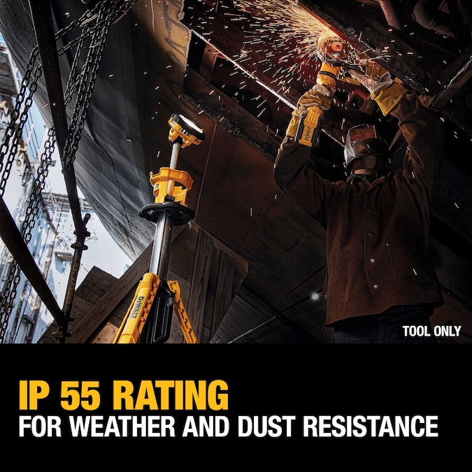 DEWALT 3000-Lumen LED Battery-operated Stand Work Light - Image 7