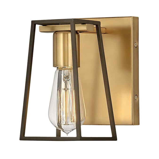Hinkley Filmore 4.5-in 1-Light Satin Brass LED Transitional Vanity Light