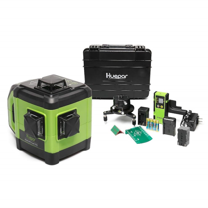Huepar 200-ft Green Self-Leveling Cross-line Laser Level