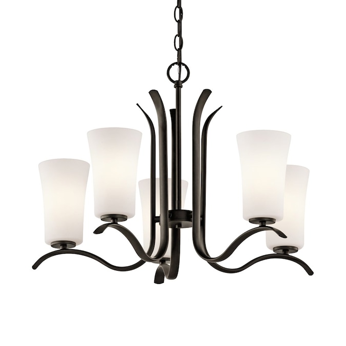 Kichler Armida 5-Light Antique Bronze Transitional Led, Dry rated Chandelier