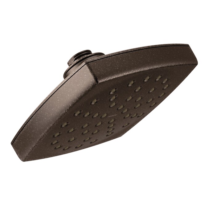 Moen Voss Oil-Rubbed Bronze 6-in Square Fixed Rain Shower Head 1.75-GPM (6.6-LPM)