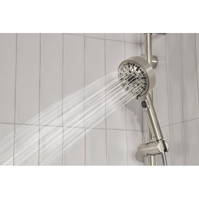 Peerless Precept Brushed Nickel Multi-function Round Bathtub and Shower Faucet Valve Included - Image 7