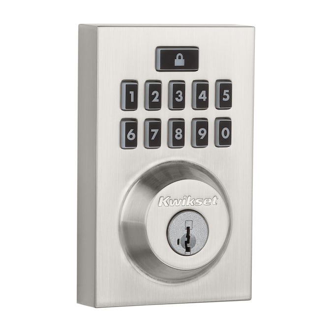 Kwikset 914 SmartCode Satin Nickel Smart Lock Electronic Deadbolt Smartkey with Keypad - Image 3