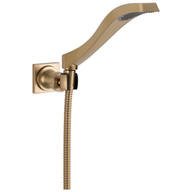 Delta Dryden Champagne Bronze 2.31-in Round Handheld Shower Head 1.75-GPM (6.6-LPM)
