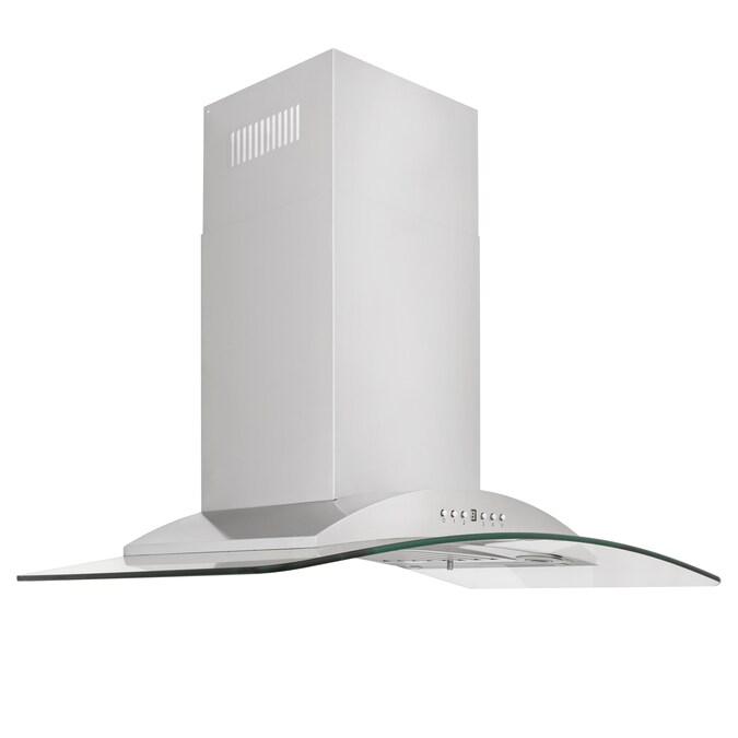 ZLINE KITCHEN & BATH Wall Mount Range Hood 30-in 400-CFM Convertible Stainless Steel Wall-Mounted Range Hood