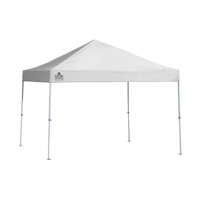 Quik Shade 10-ft x 10-ft Square White Pop-up Canopy