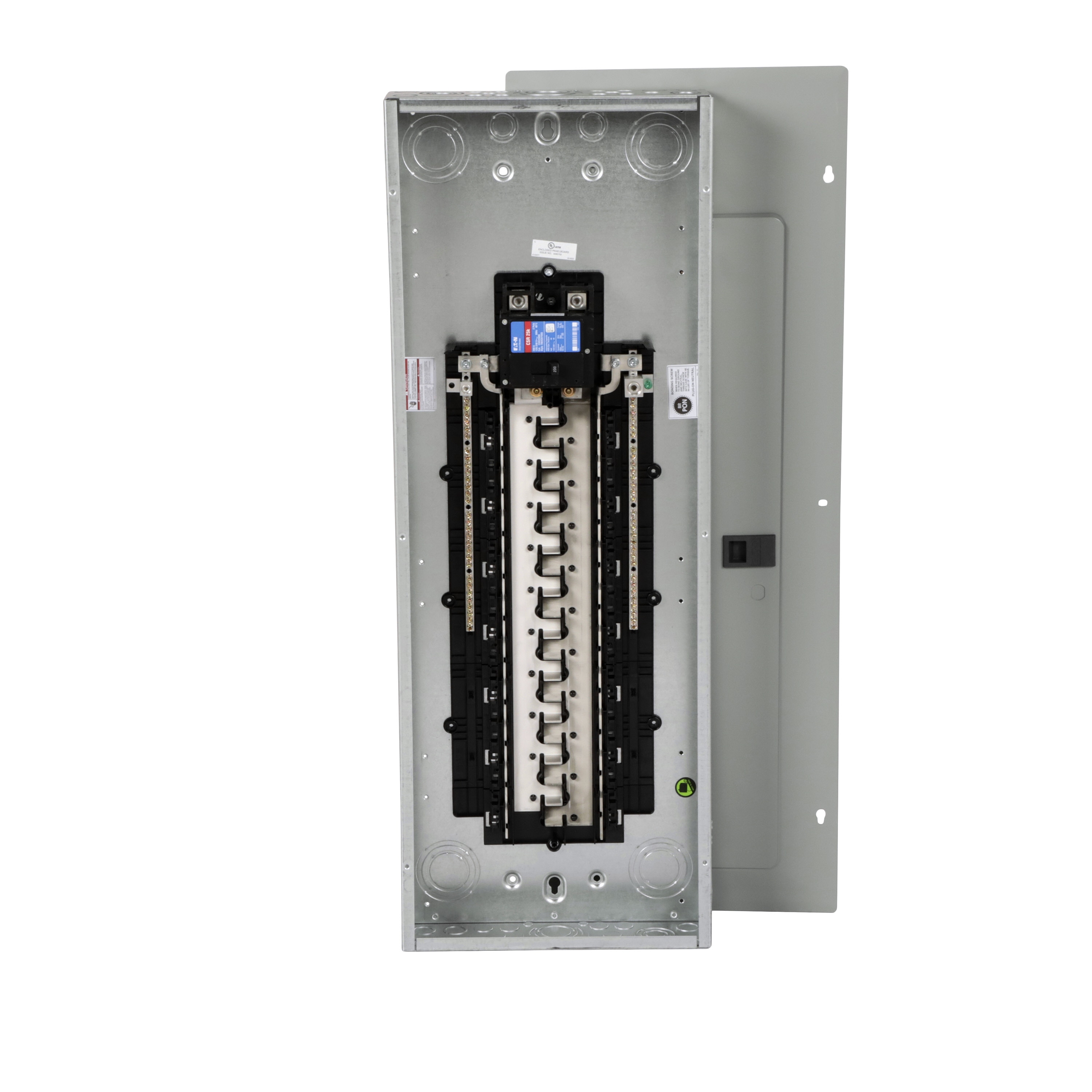 Type BR 200 -Amp 40 -Spaces 80 -Circuit Indoor Main breaker Plug-On Neutral Load Center (Value Pack)