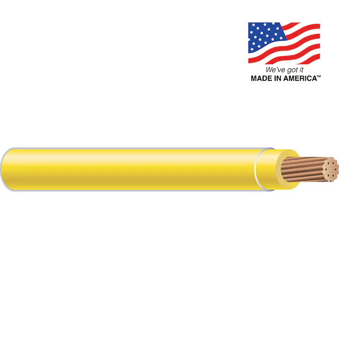 Southwire 500-ft 10-AWG Yellow Stranded Copper Thhn Wire (By-the-roll) - Image 2