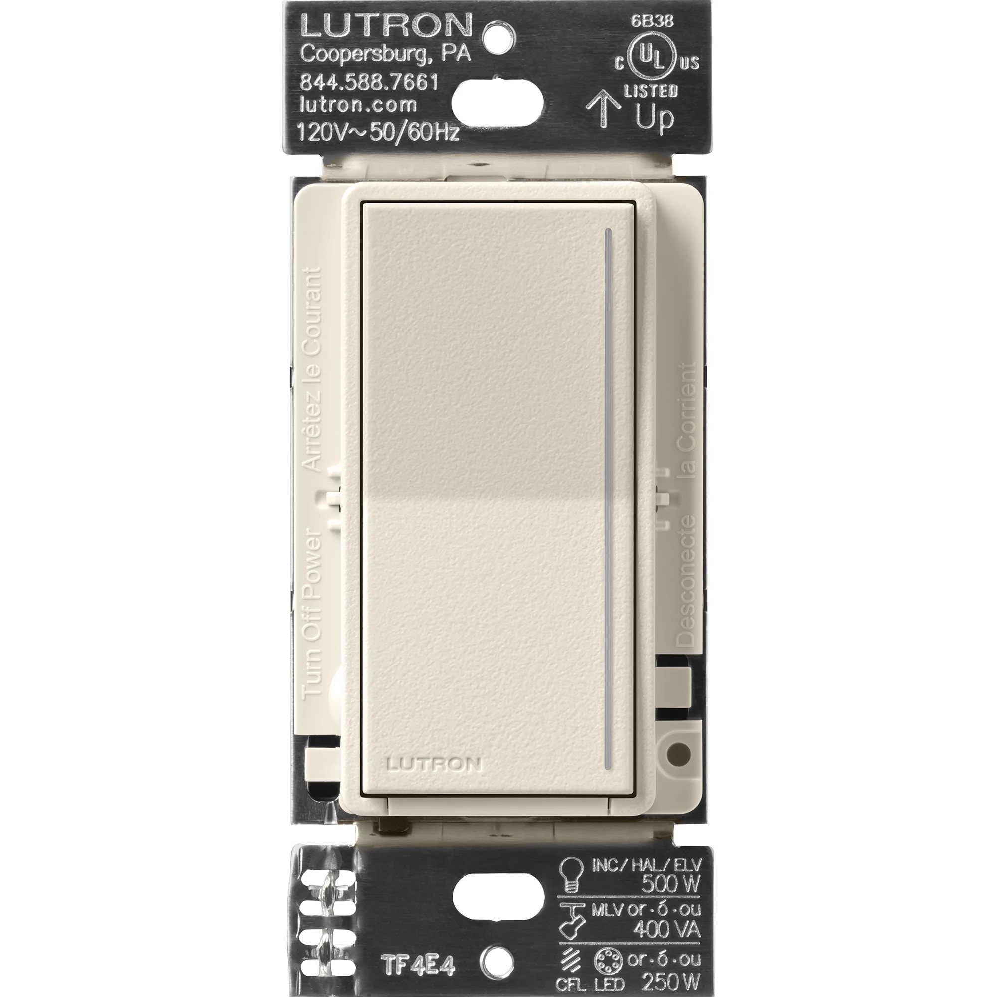 Sunnata Pro LED+ Multi-Location LED Illuminated ELV Touch Master Dimmer Pumice