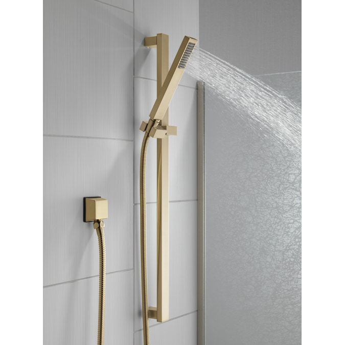 Delta Vero Champagne Bronze 1.38-in Rectangle Handheld Shower Head 1.75-GPM (6.6-LPM) - Image 2