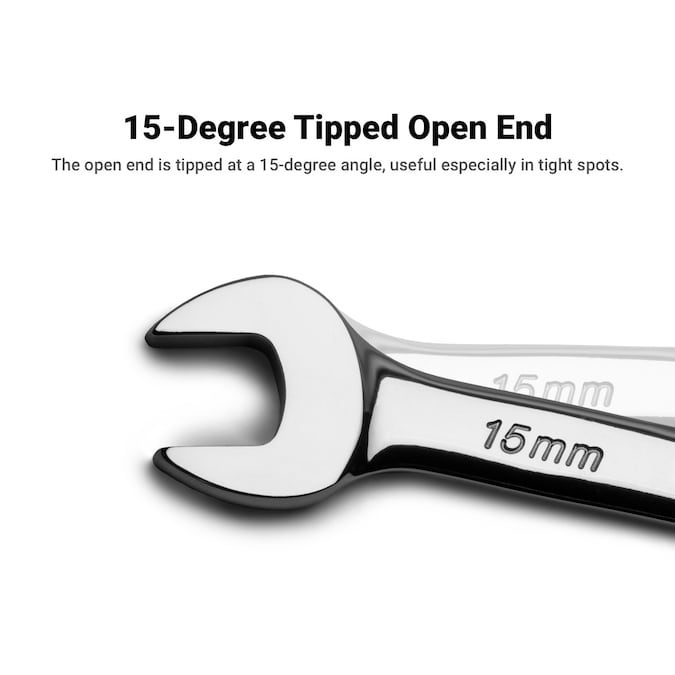 Capri Tools 19-Piece Set 12-point Metric Combination Wrench Includes Soft Case - Image 7