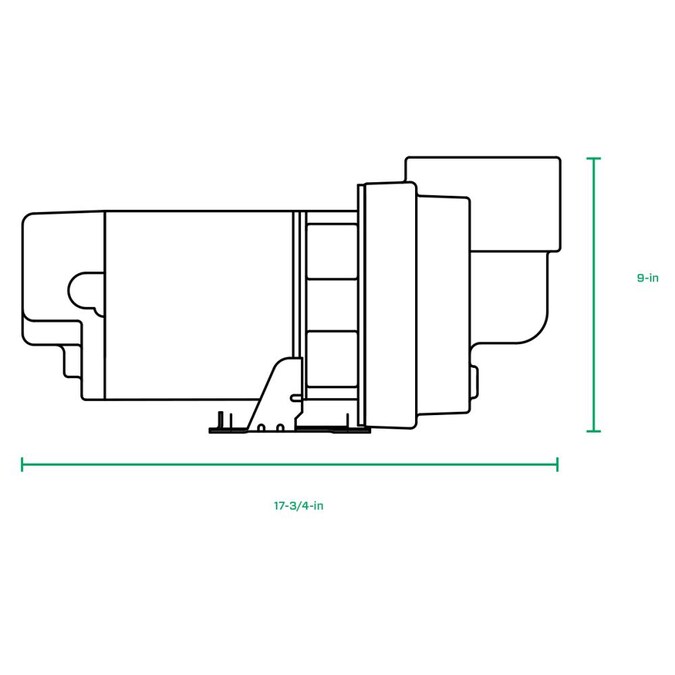 Zoeller 1-1/2-HP 115 and 230-Volt 70-GPM Cast Iron Lawn Pump - Image 6