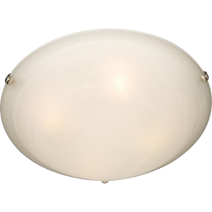 Maxim Lighting Malaga 4-Light Satin Nickel Flush Mount Light