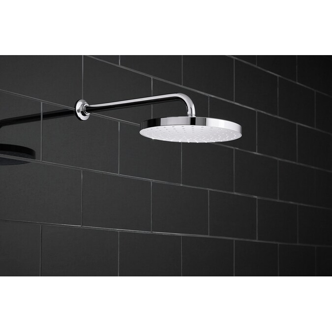 ER Awaken Polished Chrome 9.88-in Round Fixed Rain Shower Head 1.75-GPM (6.6-LPM) - Image 2