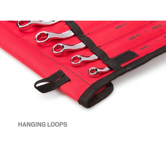 TEKTON 11-Piece Set Metric Offset Combination Wrench Includes Soft Case - Image 10
