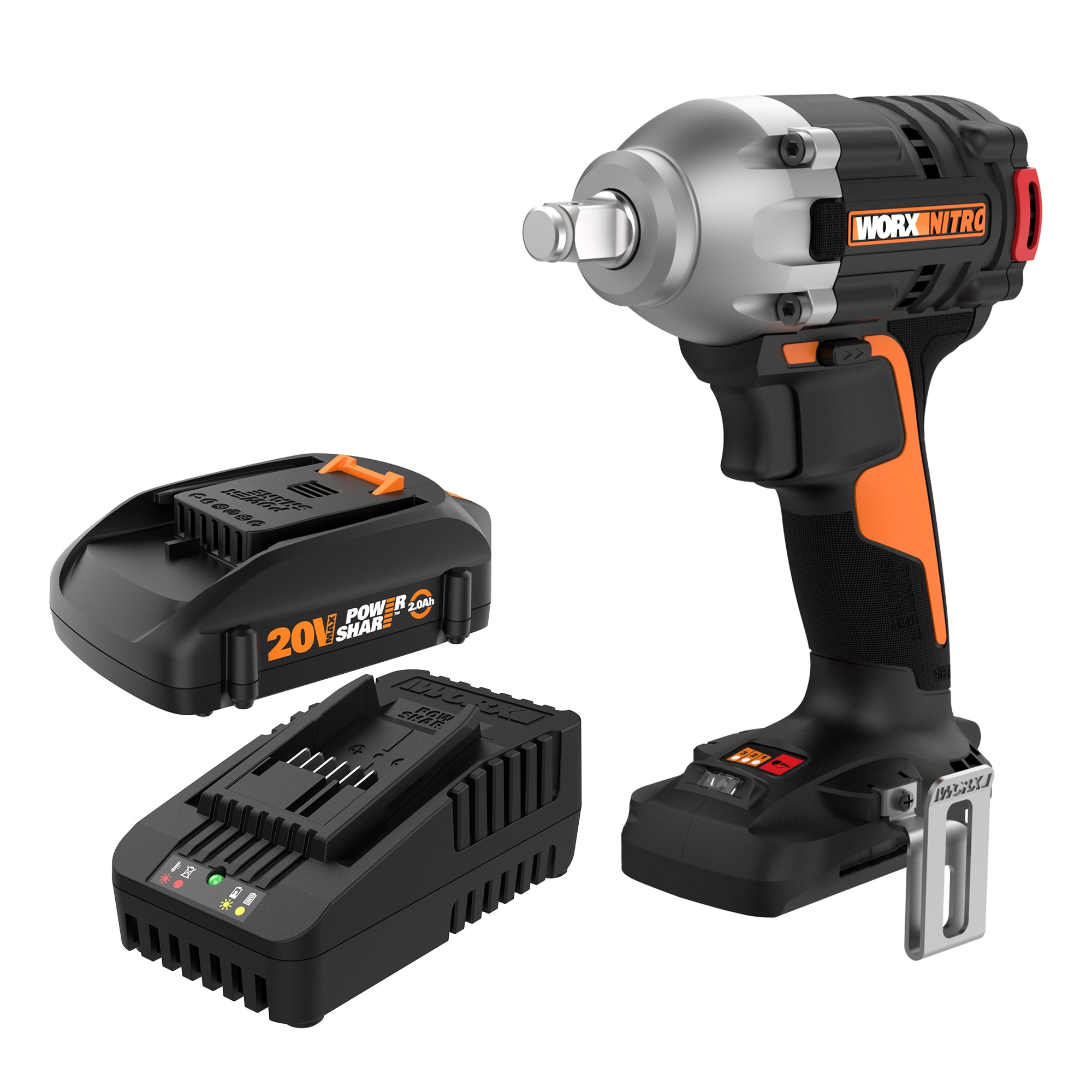 20-volt Max Variable Speed Brushless 1/2-in Drive Cordless Impact Wrench ( Battery Included )