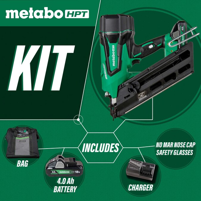 Metabo HPT 3-1/2-in 30-Degree Cordless Framing Nailer (Battery and Charger Included) - Image 4