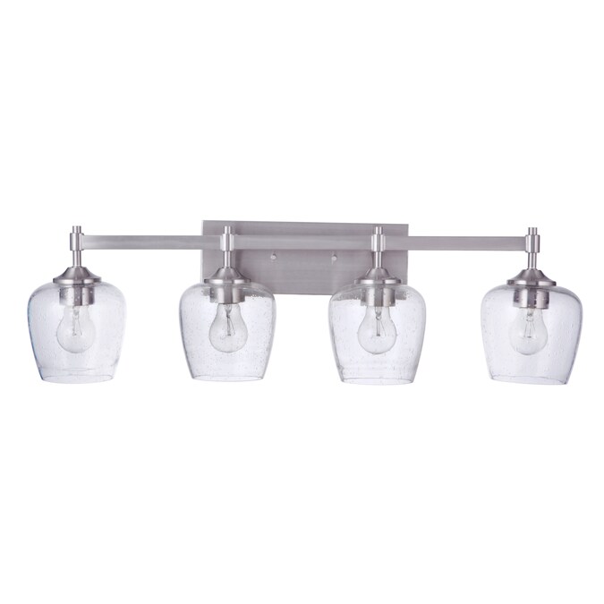 Craftmade Stellen 30.25-in 4-Light Brushed Nickel Traditional Vanity Light - Image 3