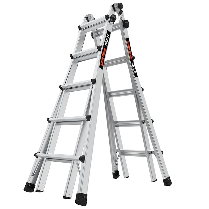 Little Giant Ladders Multi M22 22-ft Reach Type 1a- 300-lb Load Capacity Telescoping Multi-Position Ladder