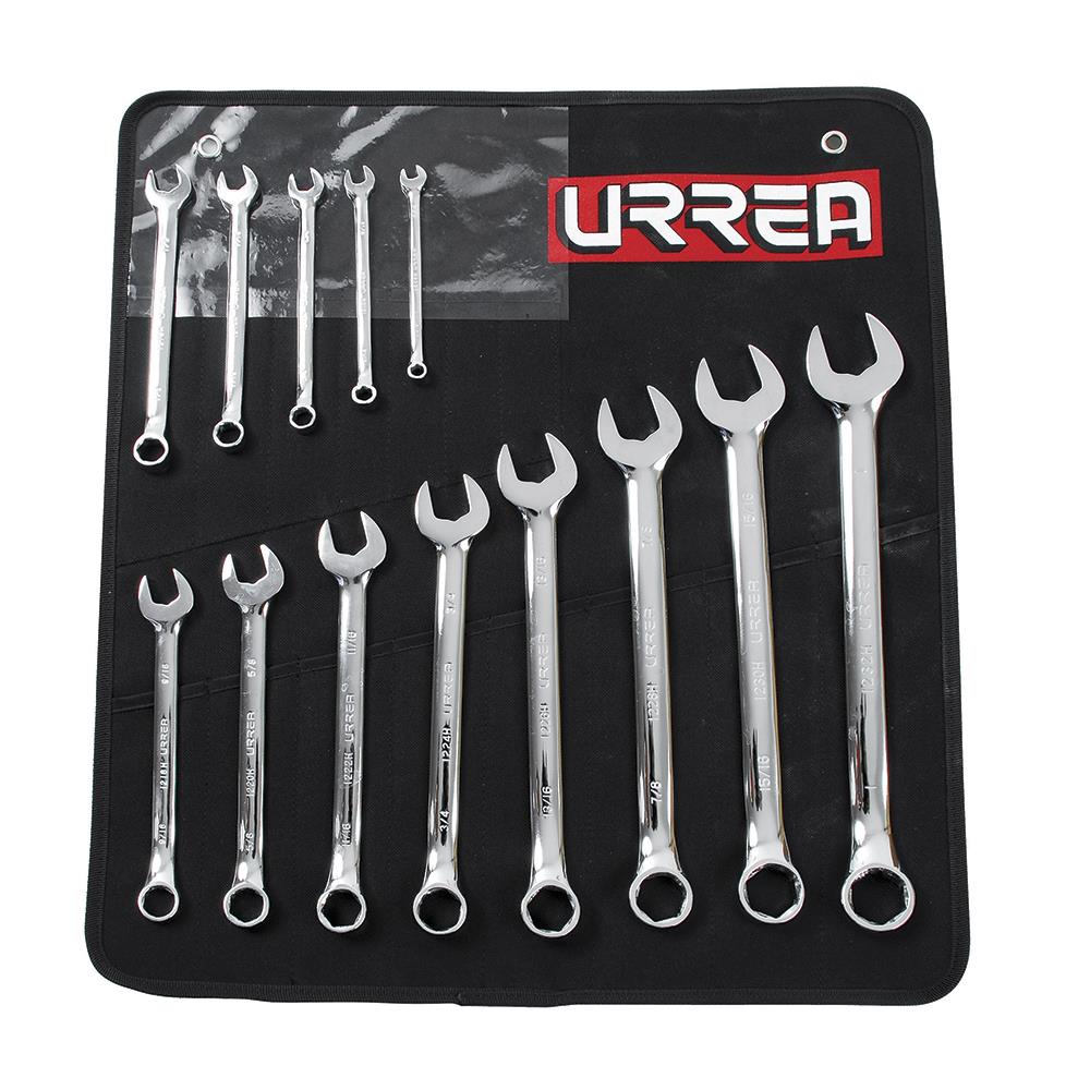 13 -Piece Set 6-point Metric Standard Combination Wrench Includes Soft Case
