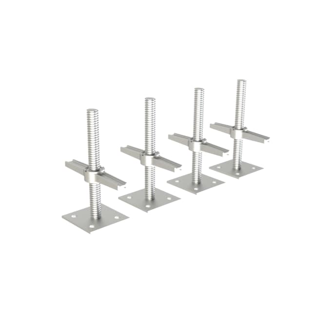 Build Frames Steel 12-in Jack For Scaffolding 4-Pack