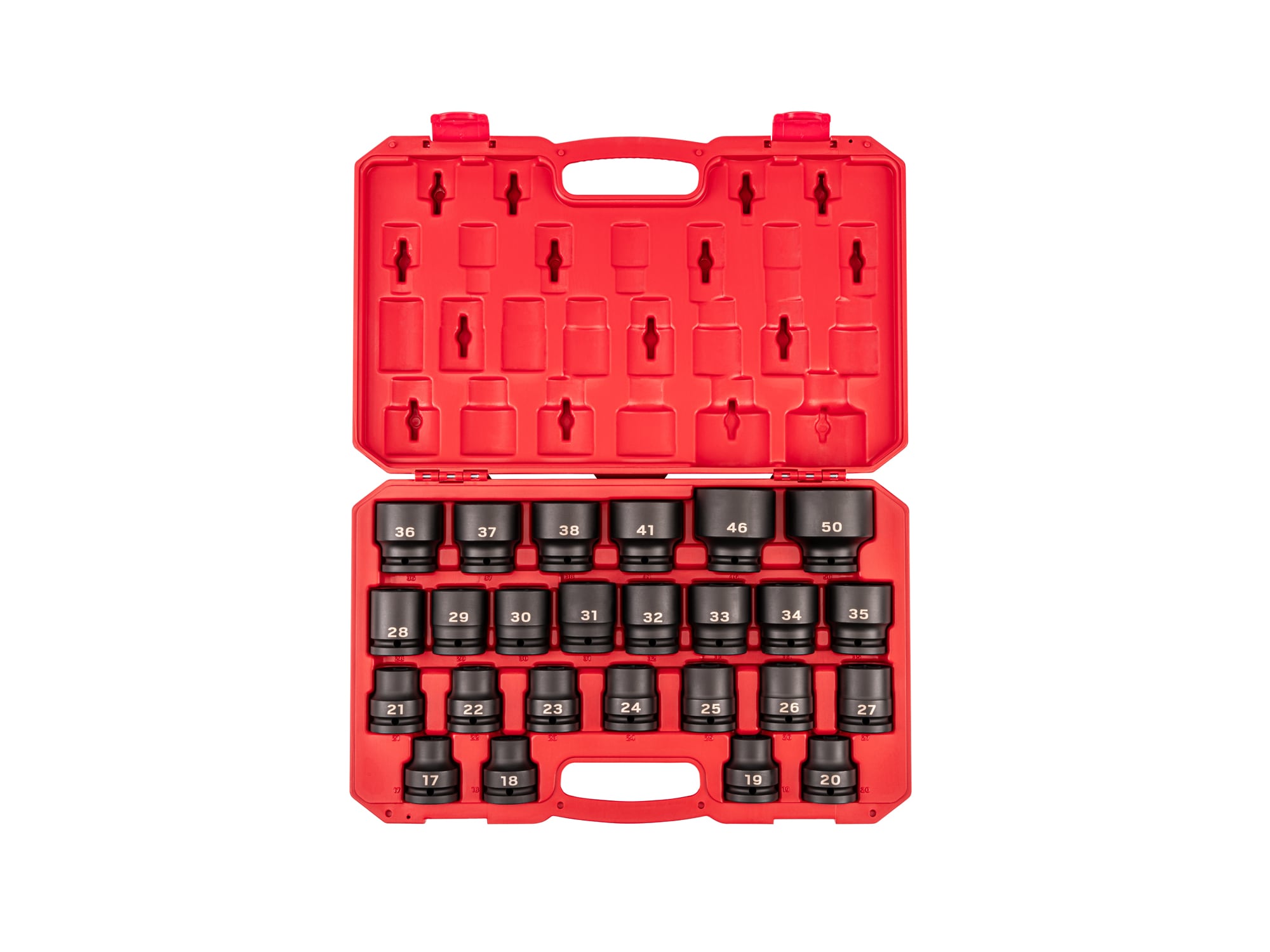 25 -Piece Metric 3/4-in Drive Set 6-point Impact Socket Set