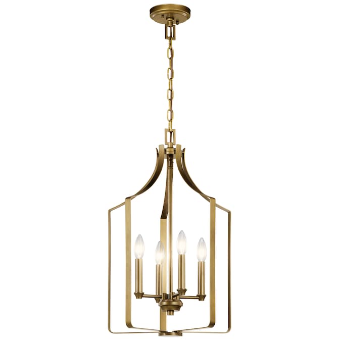 Kichler Morrigan 4-Light Brass Traditional Dry rated Chandelier