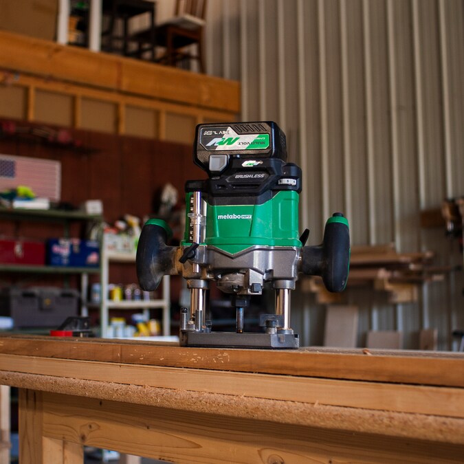 Metabo HPT 1/4-in and 1/2-in 2-HP Variable Brushless Plunge Cordless Router (Bare Tool) - Image 20