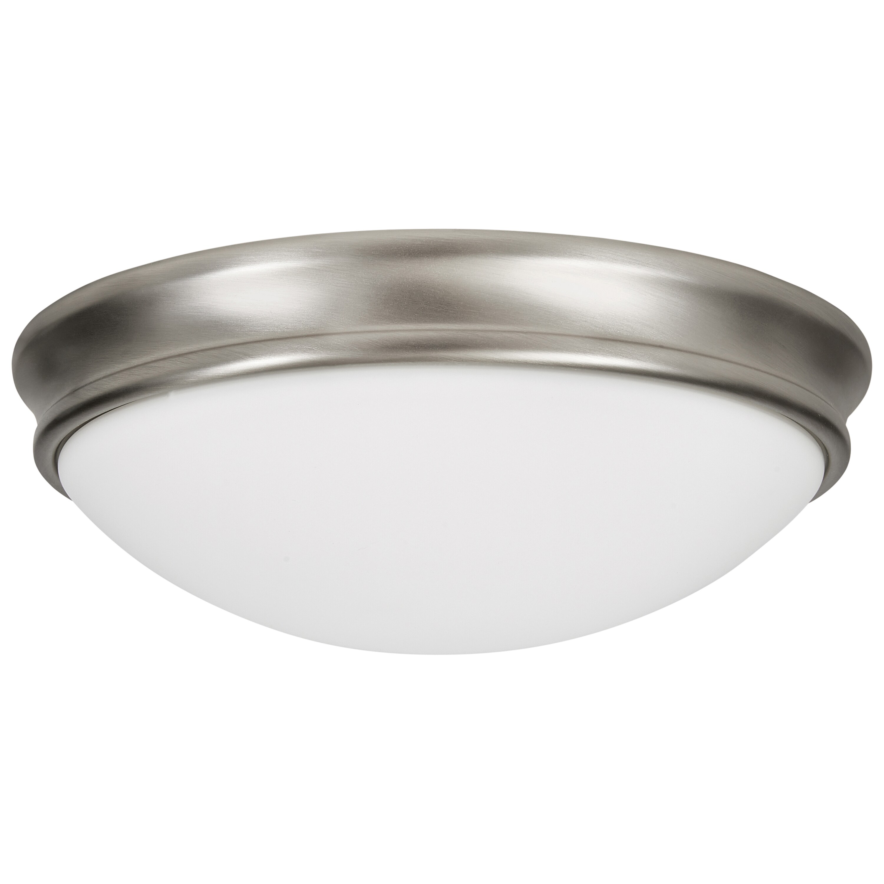 Atom Brushed Steel Outdoor 3 -Light Flush Mount Light - Image 6