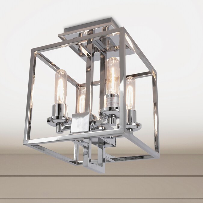 Craftmade Cubic 4-Light 10.5-in Polished Chrome Semi mount light - Image 6