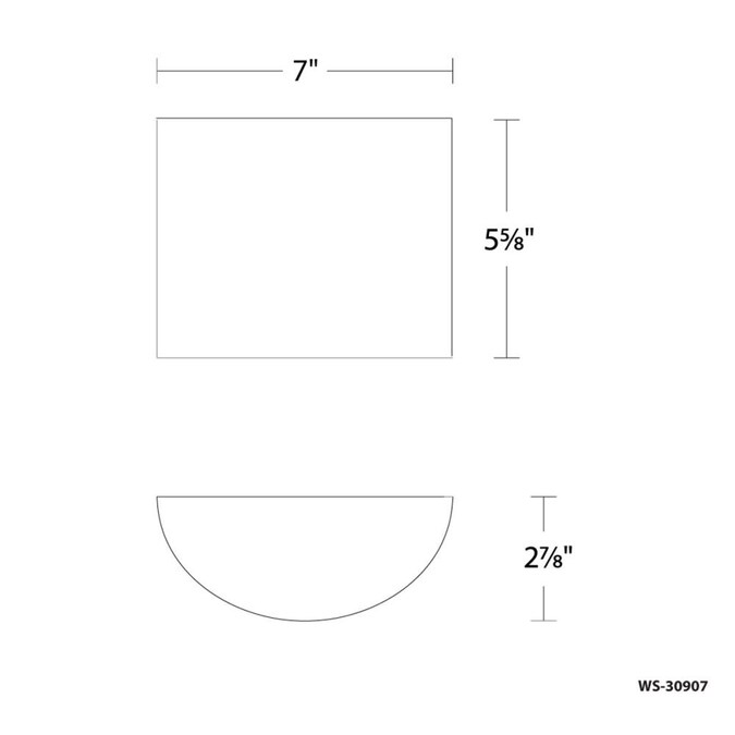 dweLED Pocket 7-in W 1-Light Brushed Brass Wall Sconce - Image 3