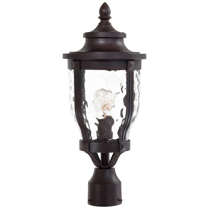 Minka Lavery Merrimack 19.25-in Corona Bronze Transitional Outdoor Post Light - Image 2