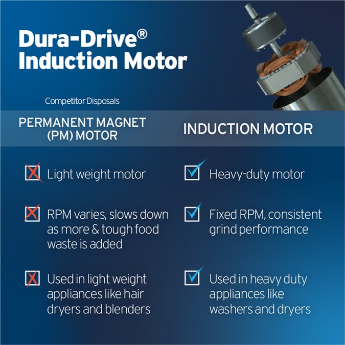 InSinkErator Badger 5XL Continuous Feed 1/2-HP Septic Safe Corded Garbage Disposal - Image 4