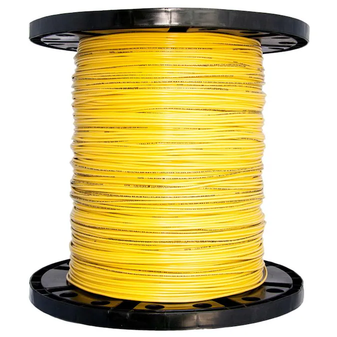 Southwire 2500-ft 14-AWG Yellow Stranded Copper Thhn Wire (By-the-roll)