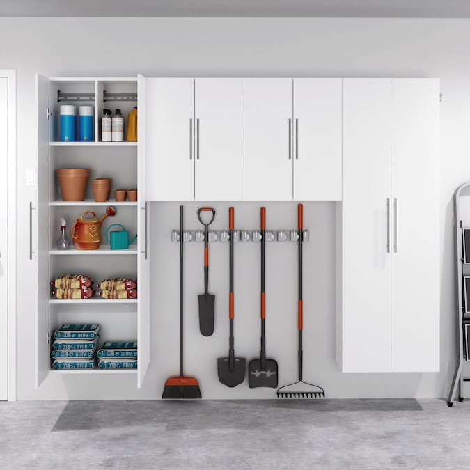 Prepac HangUps 24-in W x 72-in H Wood Composite White Wall-mount Utility Storage Cabinet - Image 9