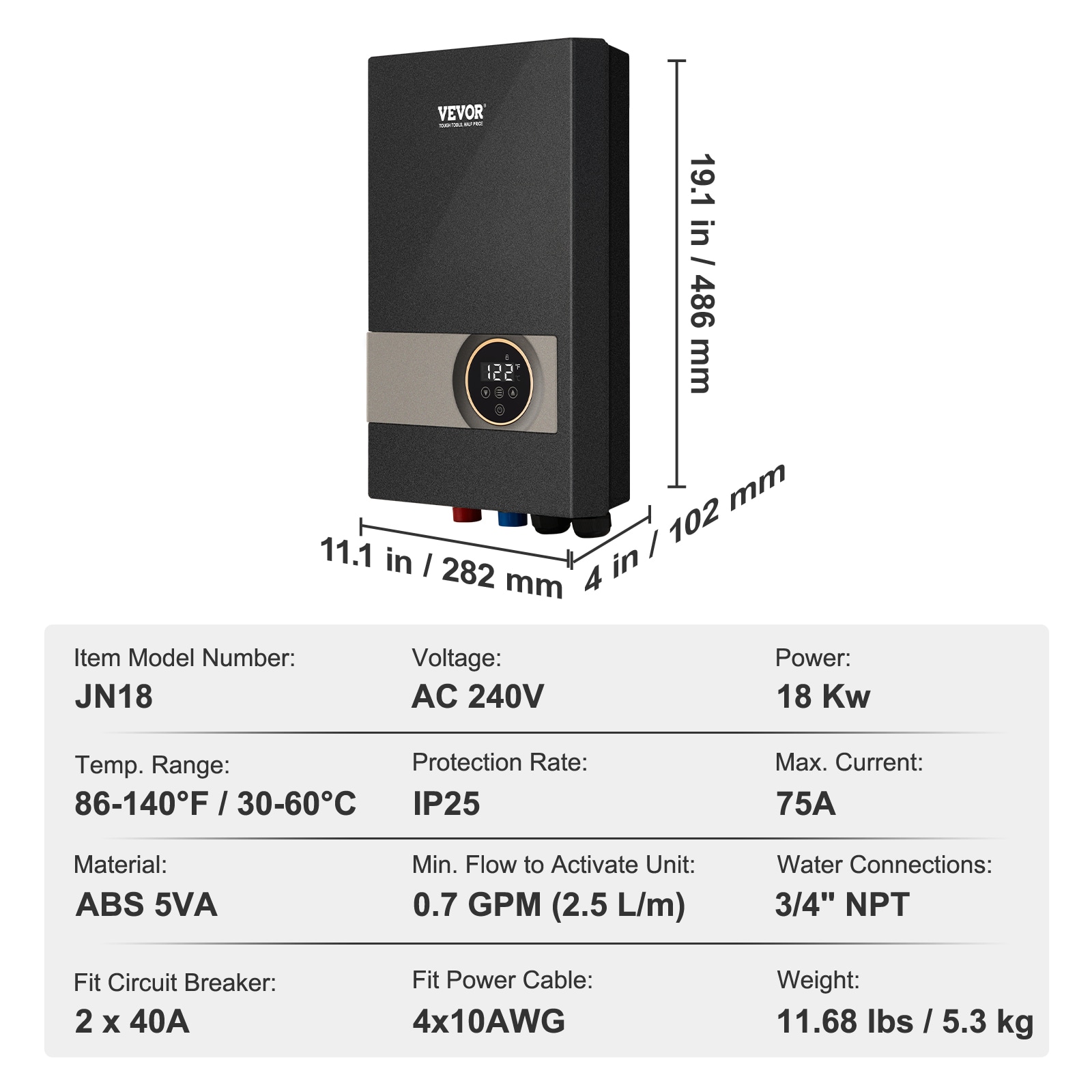 Elecrtic Hot Water Heater Tankless For - Image 8