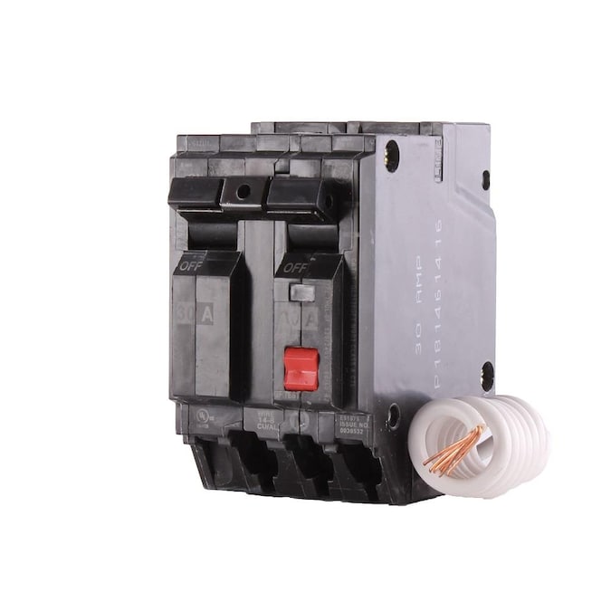 GE Q-Line THQL 30-amp 2-Pole GFCI Circuit Breaker