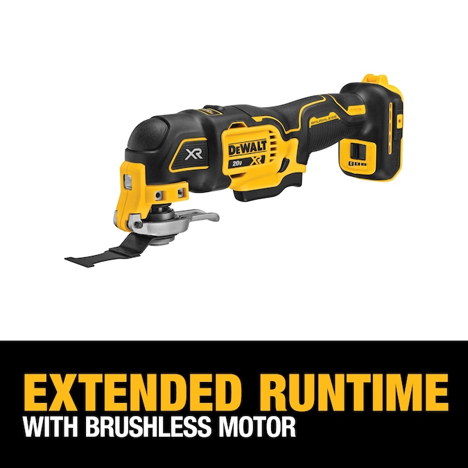 DEWALT XR 20-volt Max Cordless Brushless 3-speed 8-Piece Oscillating Multi-Tool Kit with Soft Case (1-Battery Included) - Image 4