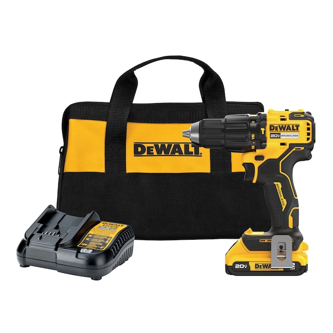 DEWALT 1/2-in 20-volt Max Variable Speed Brushless Cordless Hammer Drill (1-Battery Included)