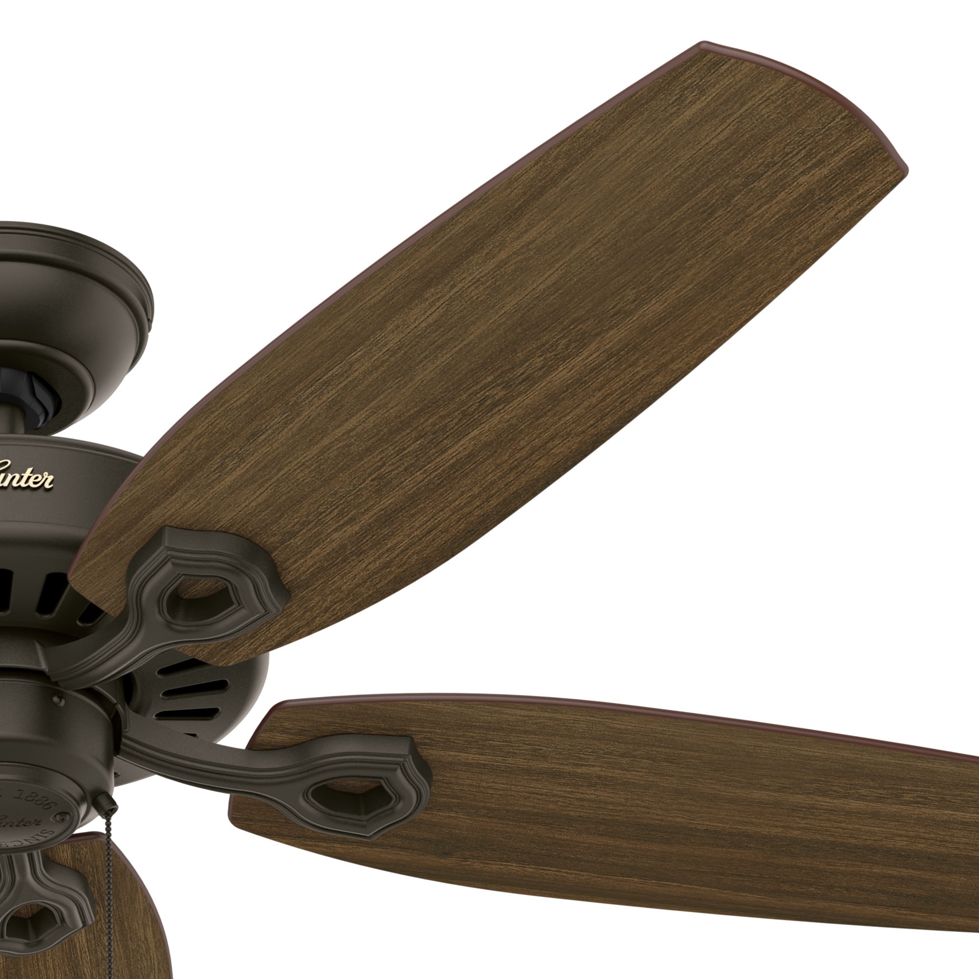 Builder Elite 52-in New Bronze with Brazilian Cherry/Harvest Mahogany Blades Ceiling Fan Light Kit Compatible ( 5 -Blade ) - Image 15