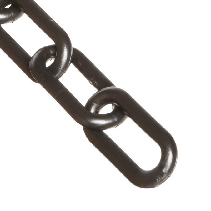 Mr. Chain 2 In. (54Mm) X 120 Ft. Black Heavy Duty Plastic Barrier Chain In A Pail - Image 2