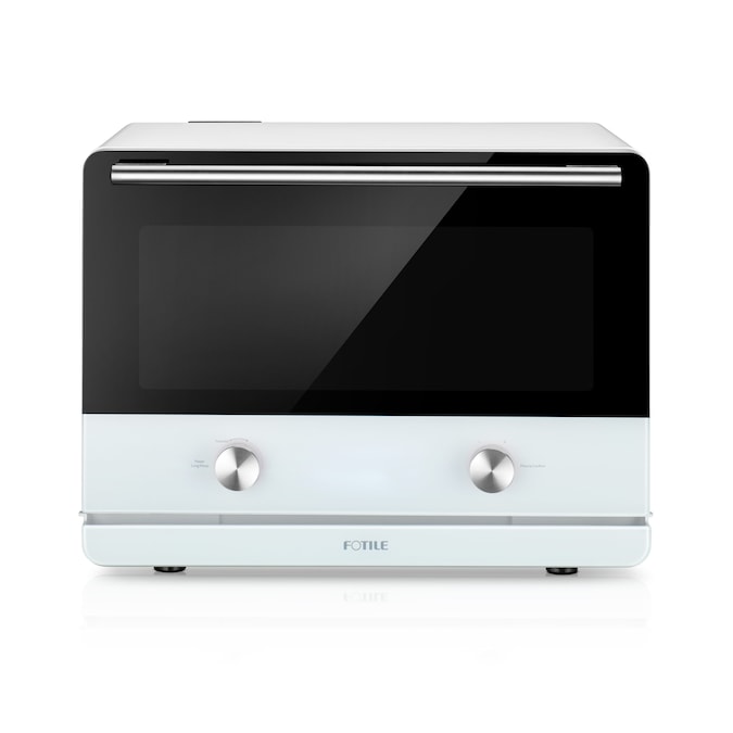 FOTILE ChefCubii 4-In-1 Steam Air Fryer Food Dehydrator 6-Slice White Convection Toaster Oven Automatic Shut-off